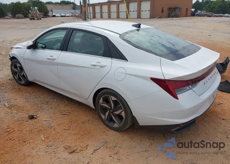 2023 Hyundai Elantra Hybrid Limited z USA, uszkodzony, nr VIN KMHLN4AJ2PU033366